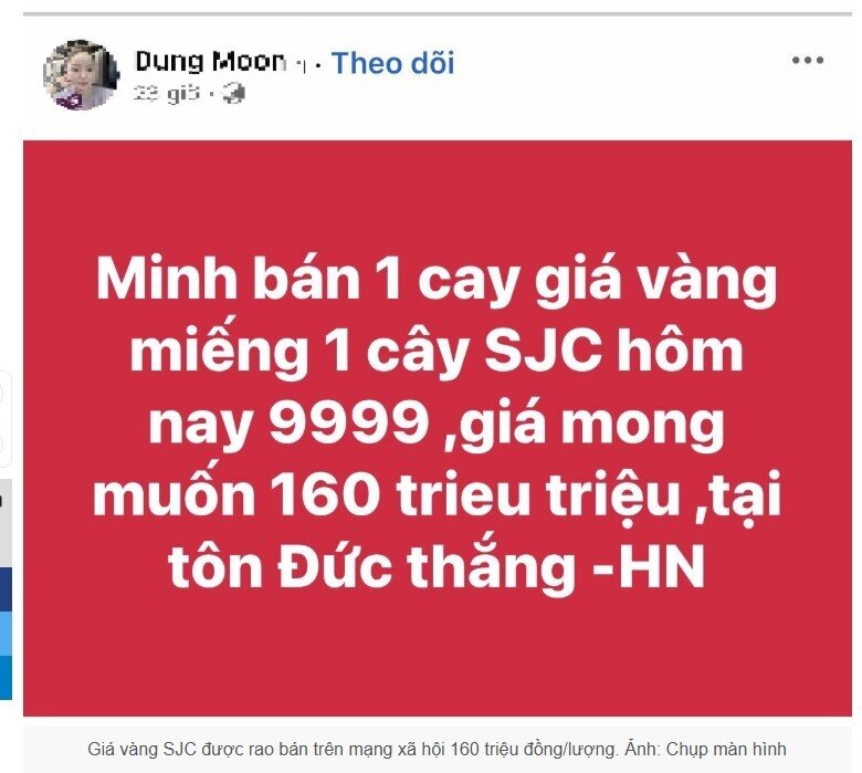 Nhà vàng đồng loạt đóng cửa, giá chợ đen vọt lên hơn 160 triệu đồng/lượng