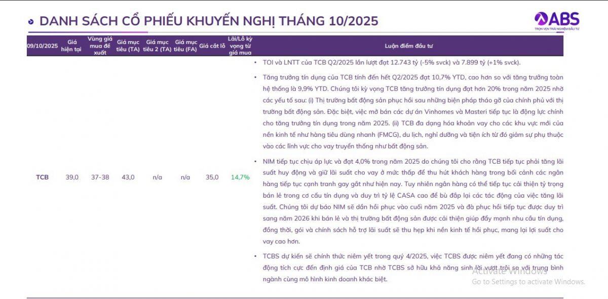 2 mã cổ phiếu ngân hàng lọt top khuyến nghị mua , kỳ vọng tăng trưởng 15%