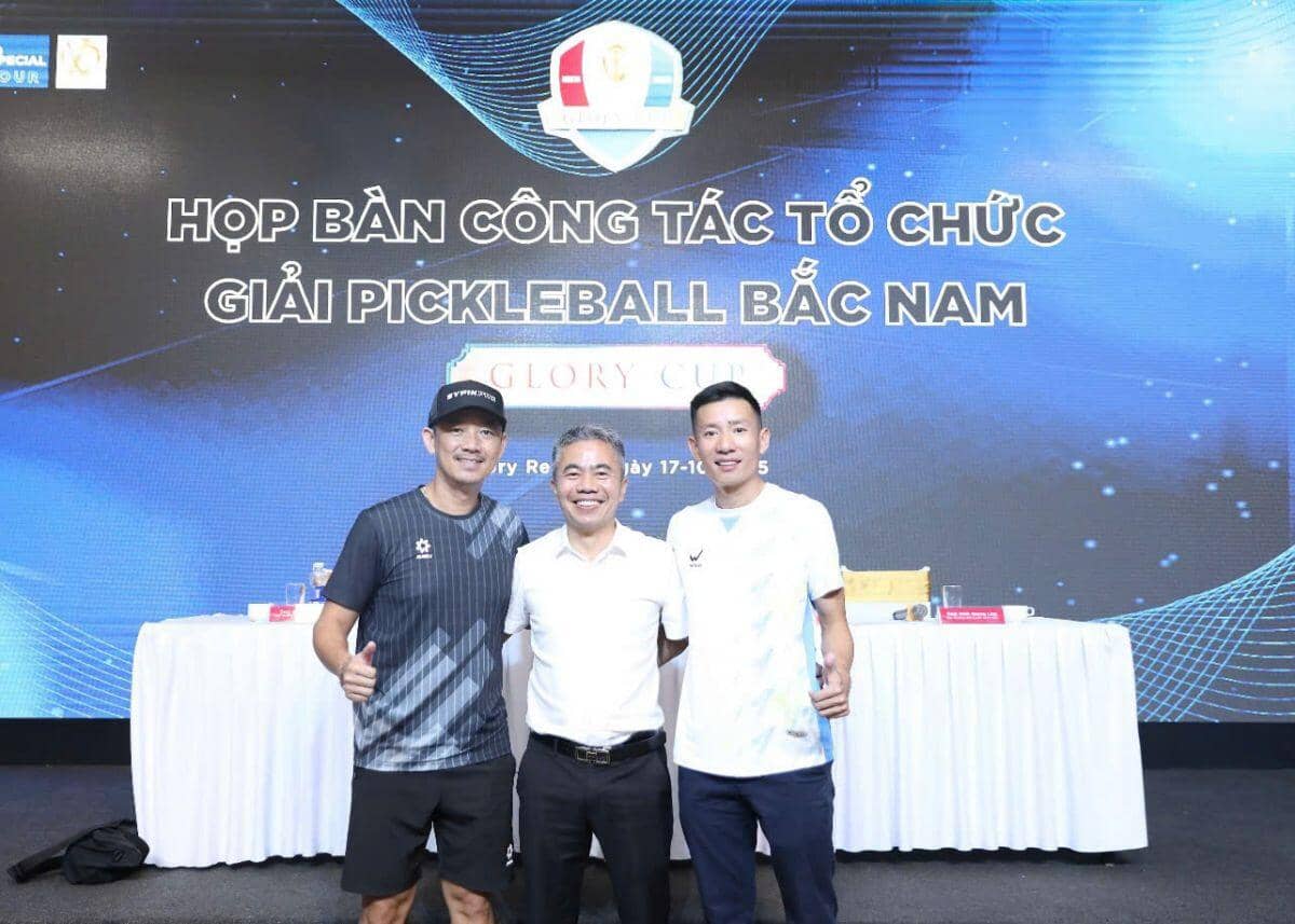Họp bàn công tác tổ chức Giải Pickleball đồng đội Bắc - Nam 2026: Thể thức mới lạ, 40 vận động viên open chính thức tham gia tranh tài