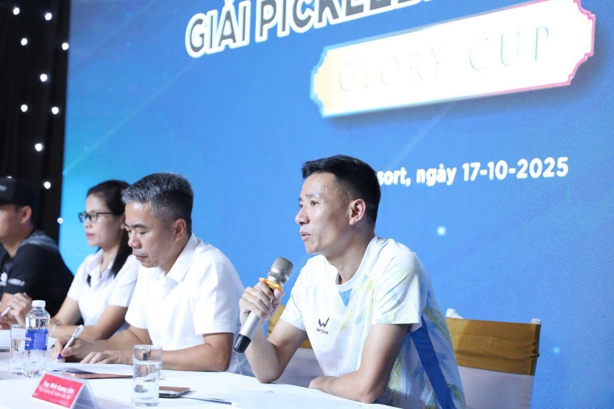 Họp bàn công tác tổ chức Giải Pickleball đồng đội Bắc - Nam 2026: Thể thức mới lạ, 40 vận động viên open chính thức tham gia tranh tài