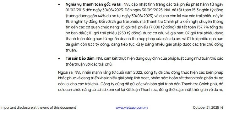 Kết luận thanh tra ghi nhận vi phạm trong quá khứ, sẽ không gây thêm tác động đáng kể đến Novaland, Masan