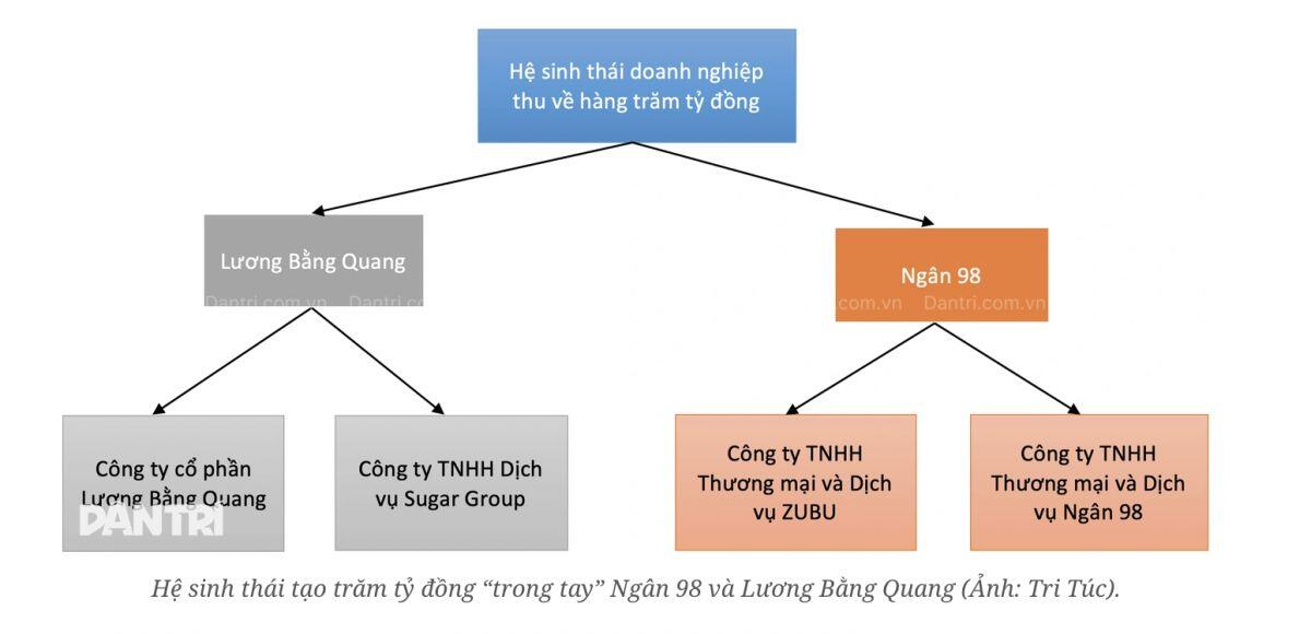 Hệ sinh thái tạo trăm tỷ đồng “trong tay” Ngân 98 và Lương Bằng Quang