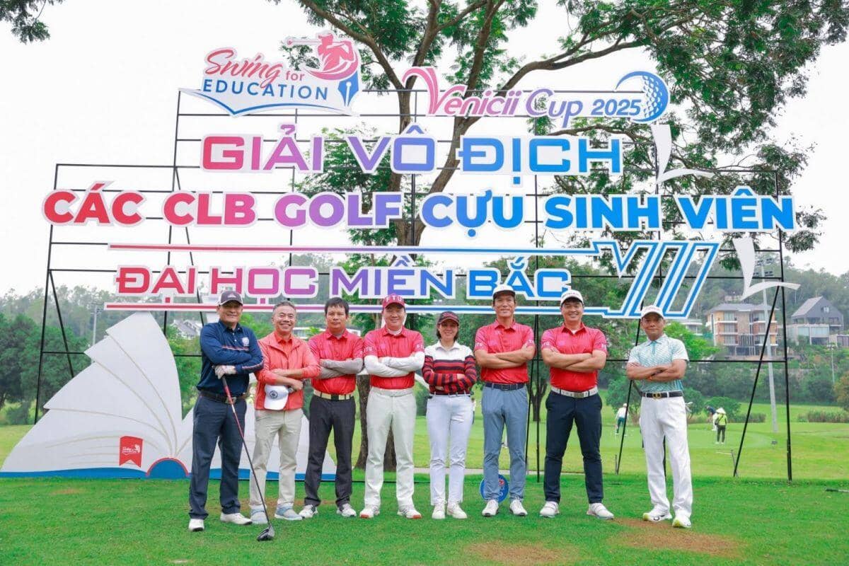 Swing for Education 2025: CLB golf ĐH Bách Khoa HN vô địch giải Leader các CLB cựu sinh viên miền Bắc