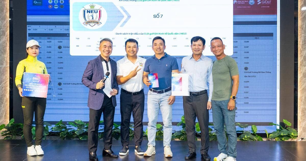 Swing for Education 2025: CLB golf ĐH Bách Khoa HN vô địch giải Leader các CLB cựu sinh viên miền Bắc