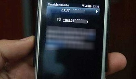 Cảnh sát thông báo tới tất cả những ai nhận được tin nhắn có nội dung sau