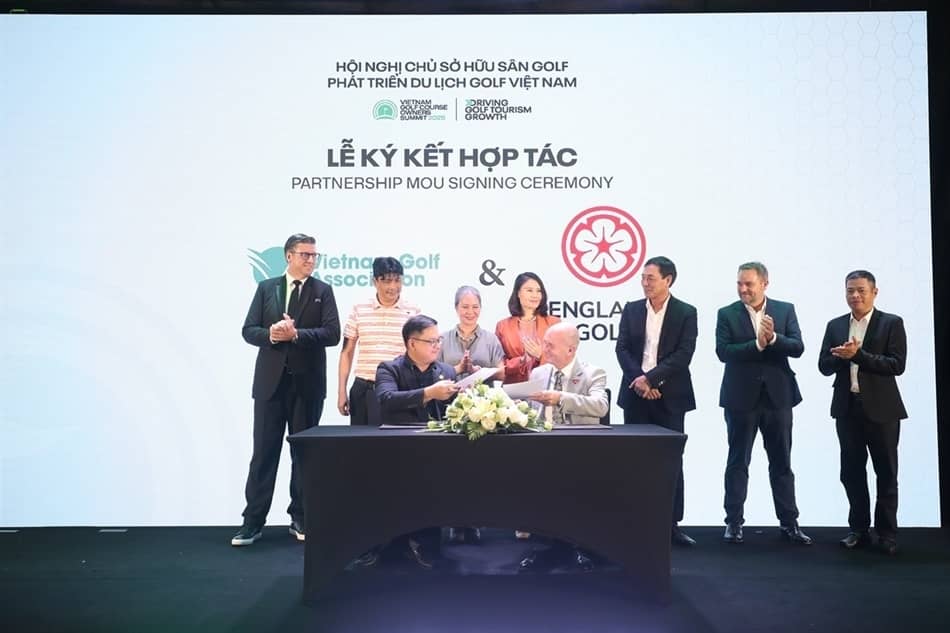 Hiệp hội Golf Việt Nam và Hiệp hội Golf Anh Quốc ký kết hợp tác chiến lược