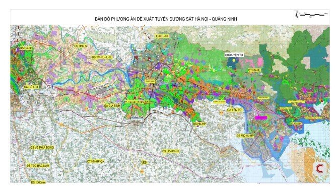 Hé lộ vị trí 4 ga quan trọng trên tuyến đường sắt Hà Nội – Quảng Ninh