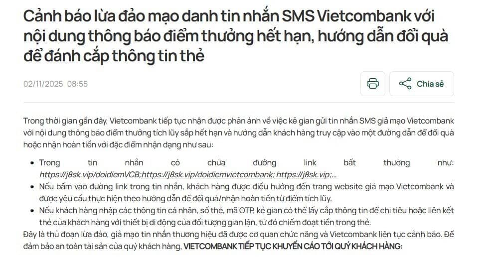 Vietcombank, Agribank… đồng loạt phát thông báo quan trọng!