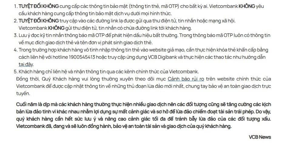 Vietcombank, Agribank… đồng loạt phát thông báo quan trọng!
