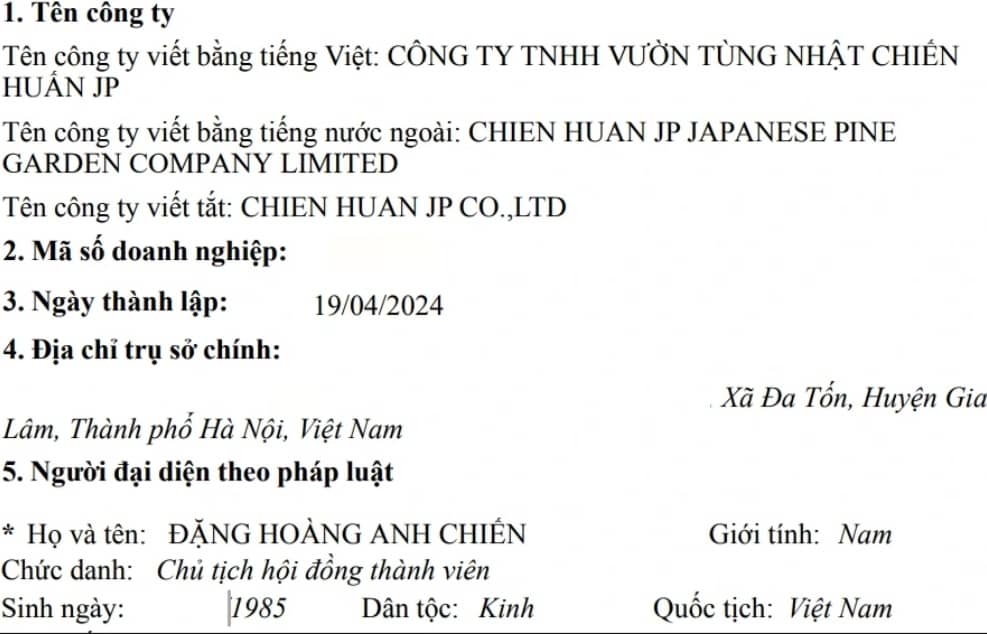Bất ngờ với khoản đầu tư của "Huấn Hoa Hồng” trong công ty cây cảnh “siêu sang”
