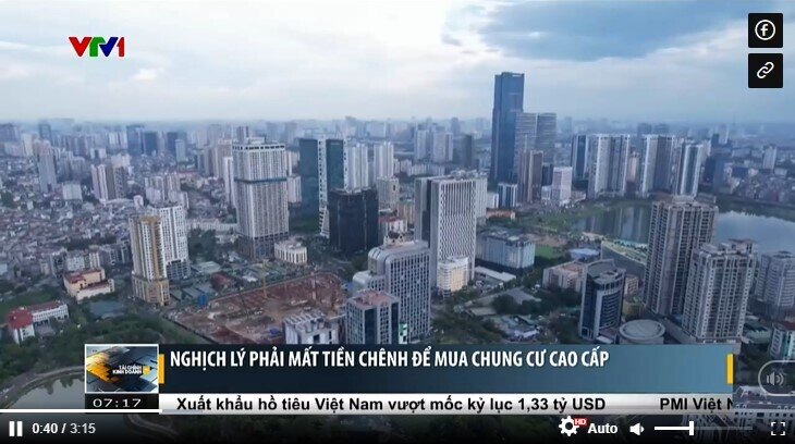 Cơn sốt “tiền chênh” chung cư