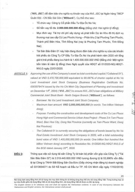 Novaland bảo lãnh cho khoản vay 3.500 tỷ đồng của công ty con, tái khởi động dự án ‘sống còn’ Aqua City