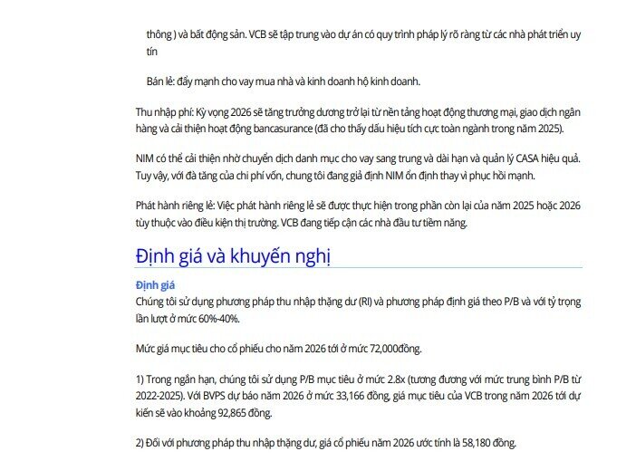 Một mã ngân hàng Big4 lọt top khuyến nghị mua tháng 11, kỳ vọng tăng hơn 21%