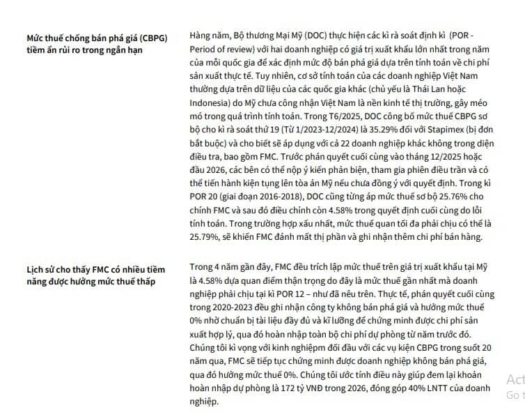 Triển vọng lạc quan tại thị trường Mỹ, một cổ phiếu thủy sản được khuyến nghị mua, tiềm năng tăng 26%