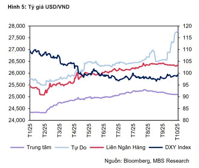 Tháng 10, USD chợ đen tăng 4,7%