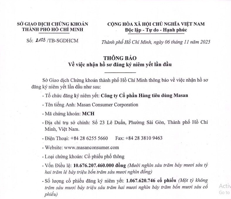 Doanh nghiệp 200.000 tỷ của ông Nguyễn Đăng Quang chính thức nộp hồ sơ niêm yết trên HoSE