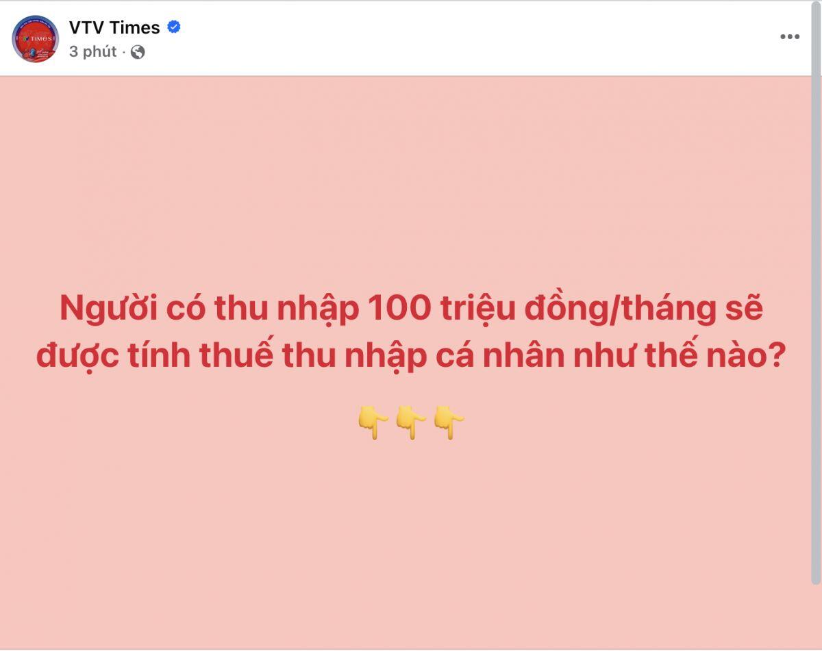Thu nhập 100 triệu đồng/tháng sẽ được tính thuế TNCN như thế nào?