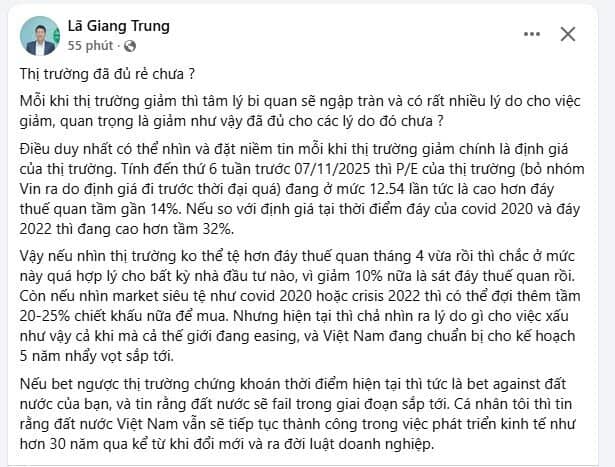 TTCK đã đủ rẻ?