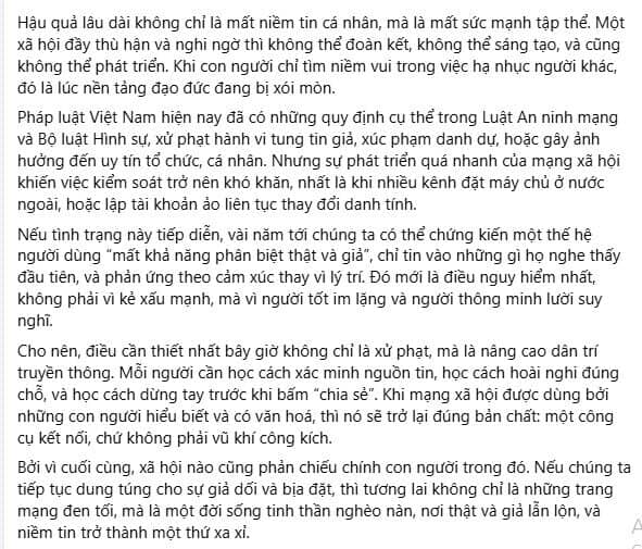 NTK Quách Thái Công tố cáo