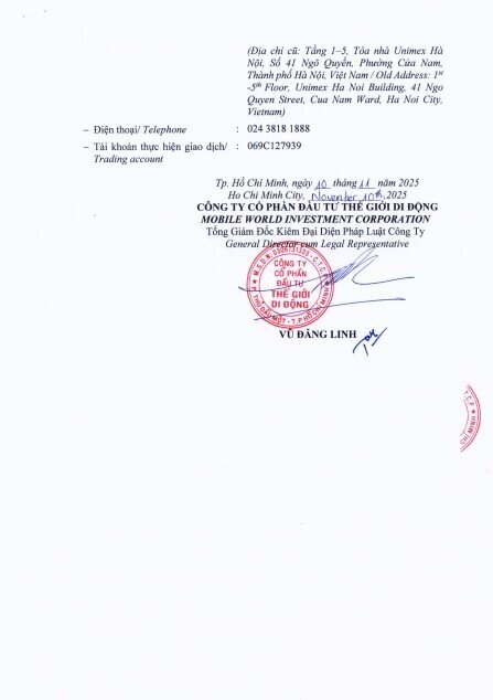 MWG chính thức đăng ký mua 10 triệu cổ phiếu quỹ