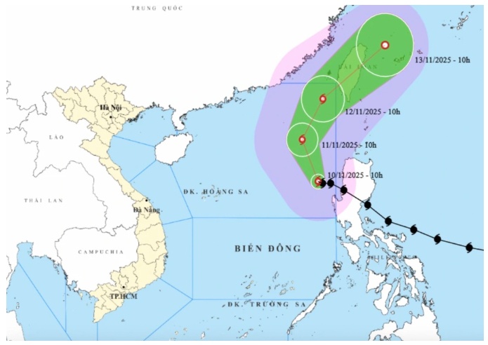 Bão Phượng Hoàng mạnh cấp 13, giật cấp 16: Sóng cao 10m, biển Đông dậy sóng dữ dội