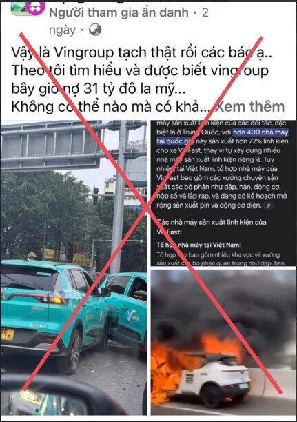 Vingroup tuyên chiến với tin giả
