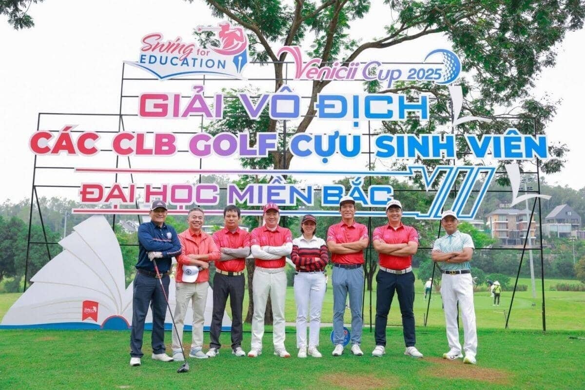 12 đội tuyển sẵn sàng tranh tài tại Giải VĐ các CLB Golf Cựu sinh viên Đại học miền Bắc 2025