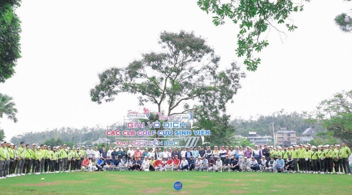 12 đội tuyển sẵn sàng tranh tài tại Giải VĐ các CLB Golf Cựu sinh viên Đại học miền Bắc 2025