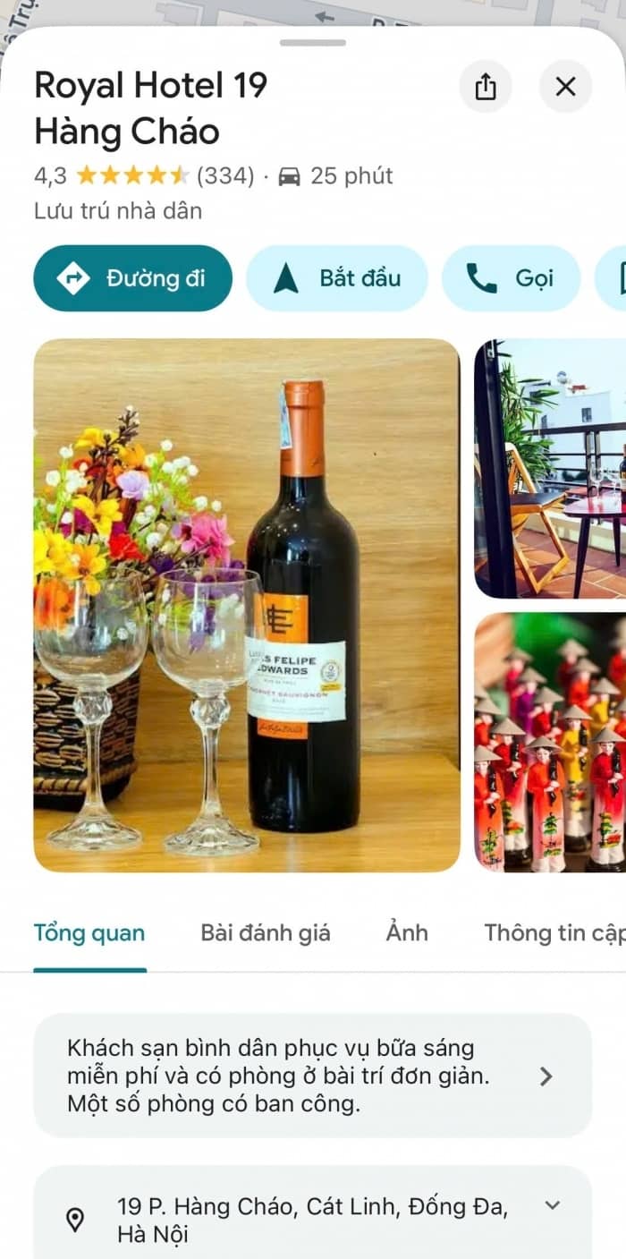 Google xóa hơn 30.000 đánh giá 1 sao của Khách sạn Royal sau vụ 'bùng phòng' lúc 2h sáng