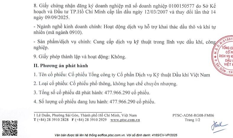 PVS chốt trả cổ tức bằng cổ phiếu, nâng vốn điều lệ lên hơn 5.100 tỷ đồng