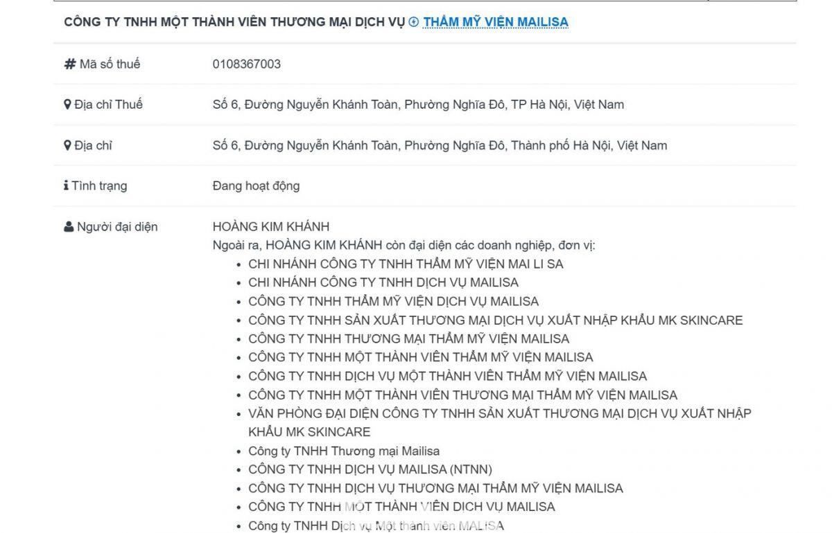 Hồ sơ tài chính gây choáng của hệ thống Mailisa trong thời điểm bị khám xét