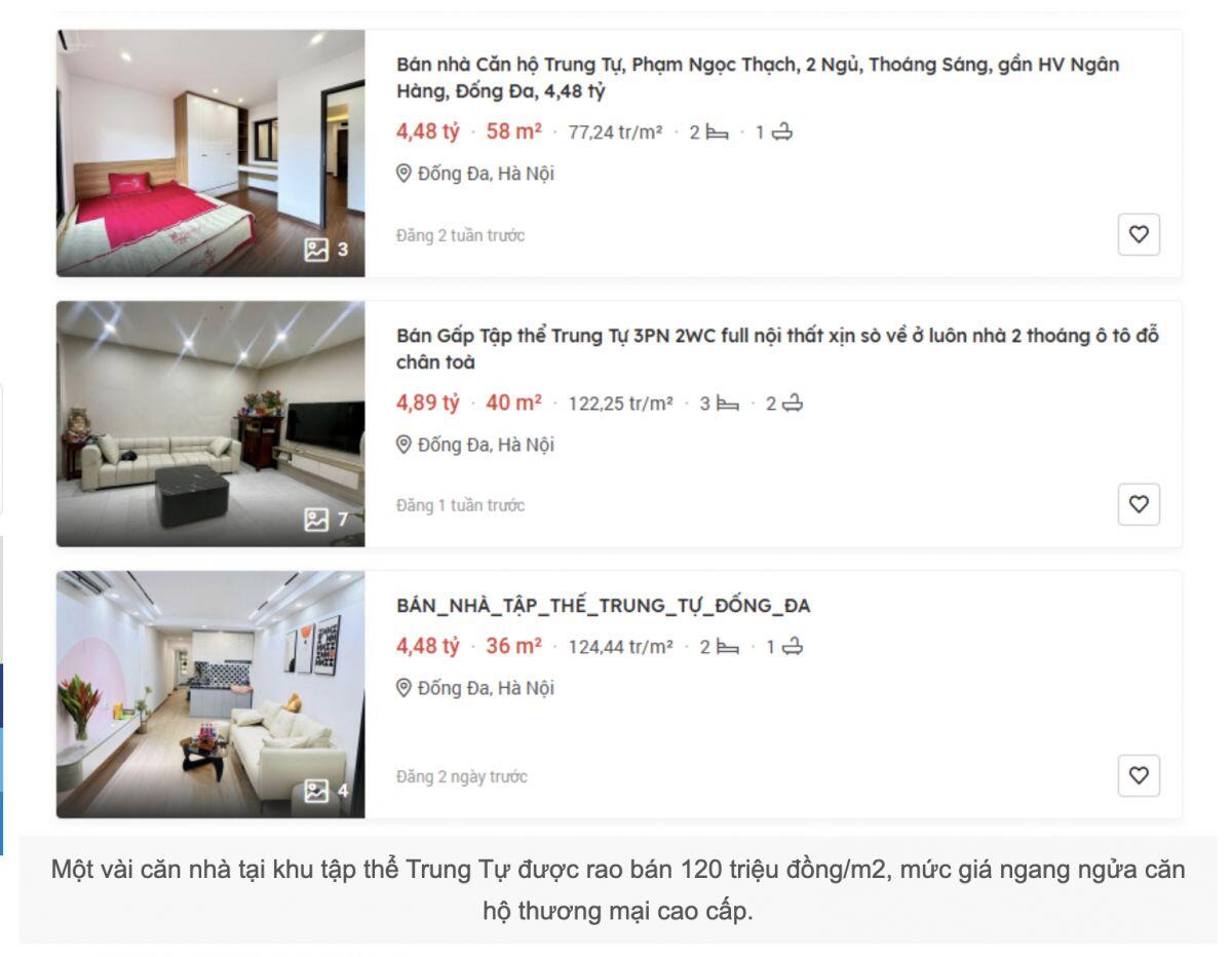 Tại sao nhà tập thể cũ càng nguy hiểm càng tăng giá?