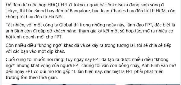 Ông Đỗ Cao Bảo: FPT Japan hướng tới mốc doanh thu 1 tỷ USD