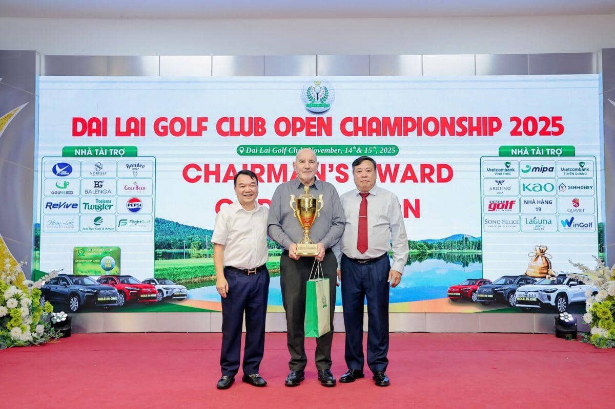 Gần 1000 golfer tham gia tranh tài giải Vô địch Câu lạc bộ Sân golf Đại Lải mở rộng 2025