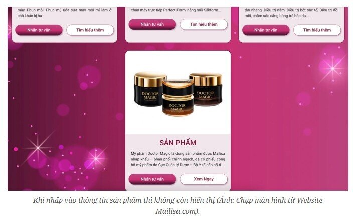 Mailisa gỡ sản phẩm Doctor Magic: Dấu hiệu bất thường sau kiểm tra cơ quan chức năng?