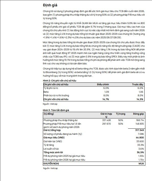 2 mã ngân hàng được khuyến nghị mua, tiềm năng tăng giá gần 37%