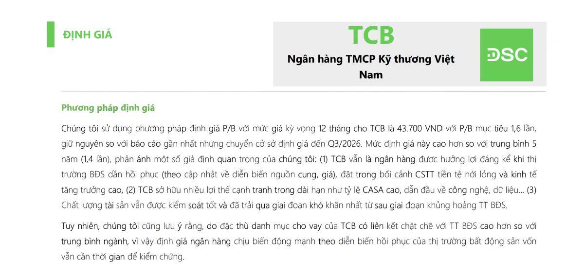 2 mã ngân hàng được khuyến nghị mua, tiềm năng tăng giá 30%