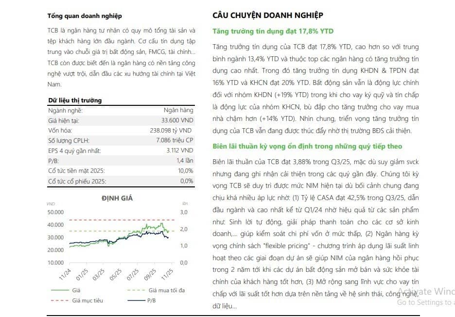 Một cổ phiếu ngân hàng được chuyên gia khuyến nghị mua, tiềm năng tăng đến 30%