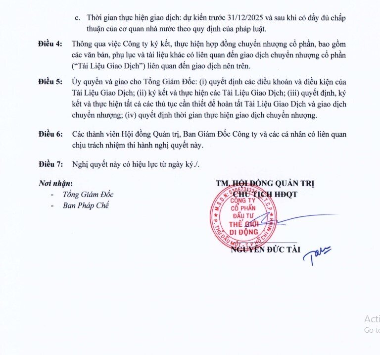 MWG triển khai bước đầu tiên đưa chuỗi Điện Máy Xanh niêm yết chứng khoán