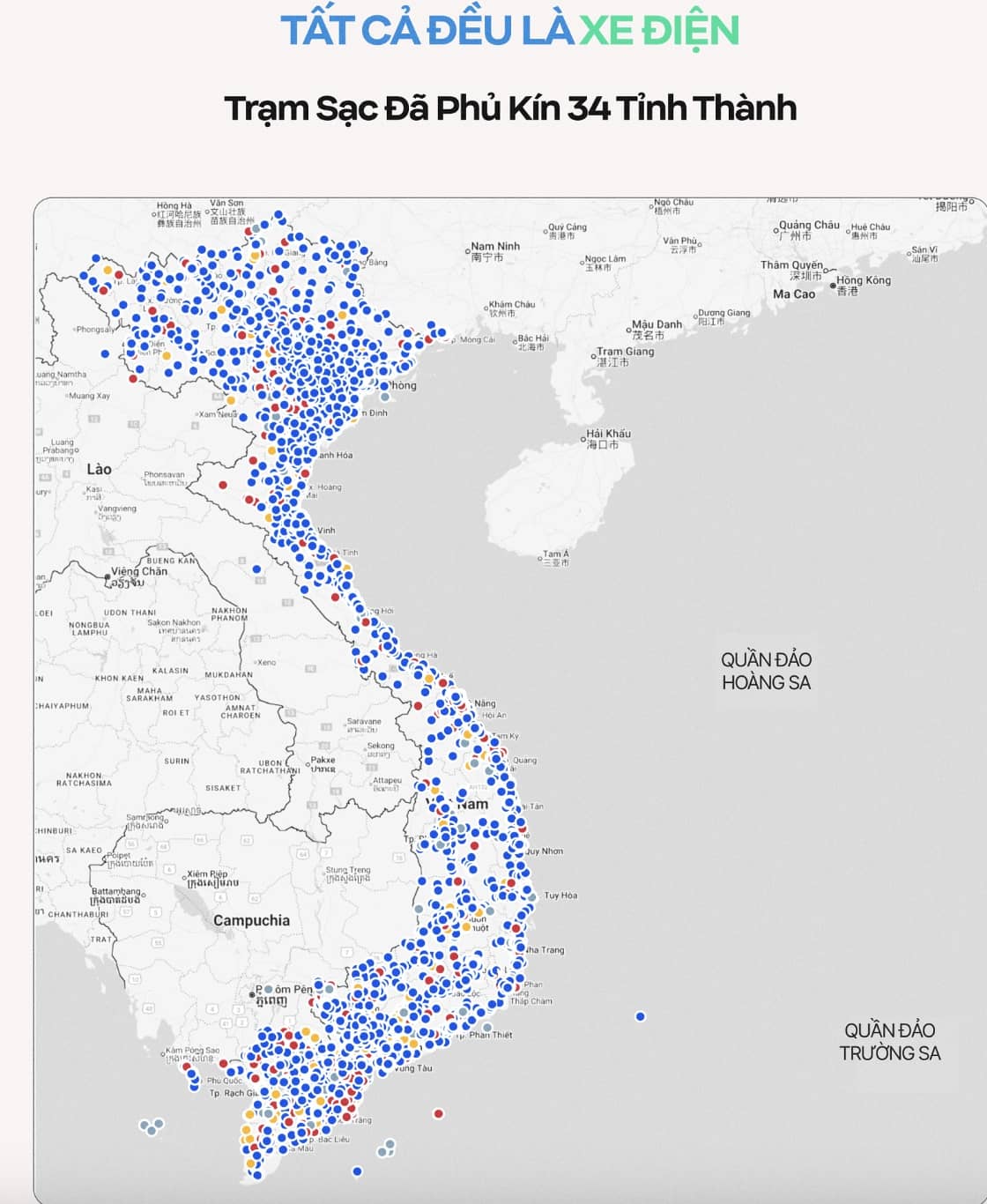 Xe điện bùng nổ, Việt Nam nằm trong top đầu thế giới về một hạ tầng then chốt cho xe điện