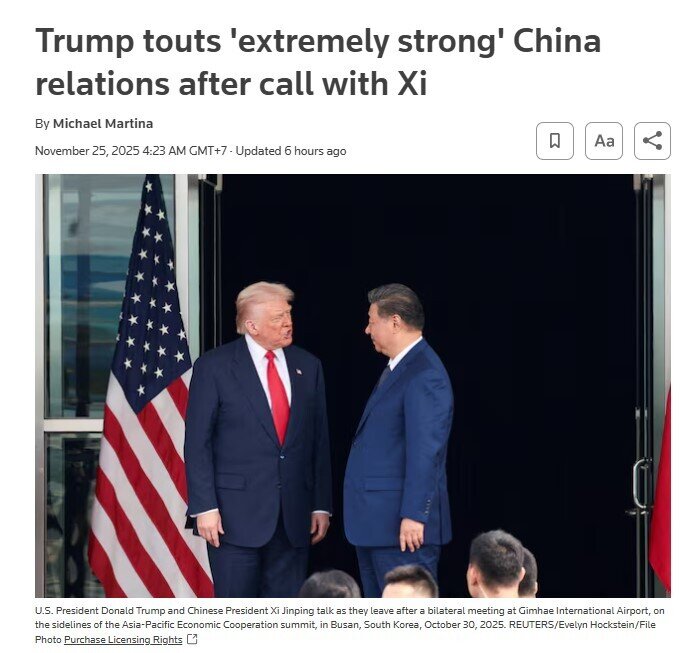 Mỹ - Trung hạ nhiệt thương mại, ông Trump chuẩn bị công du Bắc Kinh