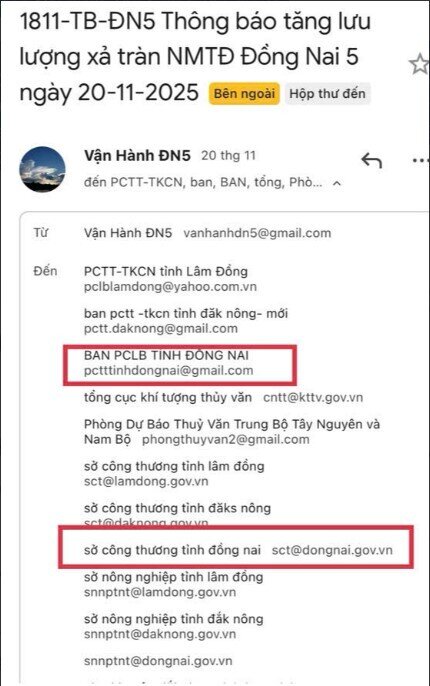 Công ty thủy điện lên tiếng về việc chính quyền xã “không nhận được thông báo chính thức xả lũ”