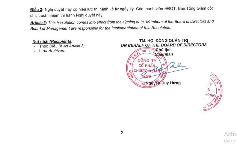 SSI sắp chào bán hơn 415 triệu cổ phiếu rẻ bằng một nửa thị giá