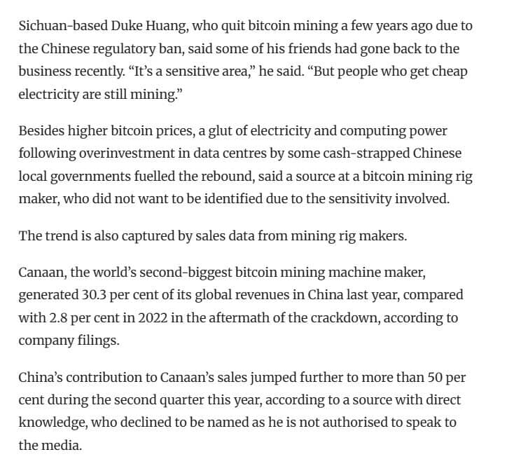Trung Quốc “tái khai thác” Bitcoin sau 4 năm bị cấm