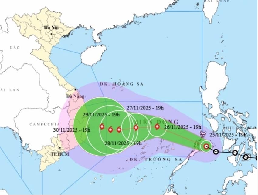 Áp thấp nhiệt đới mạnh lên thành bão