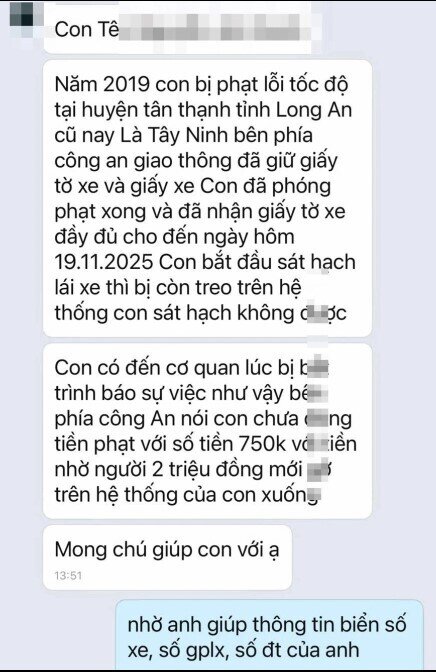 Nộp 2 triệu đồng mới gỡ thông tin phạt nguội?