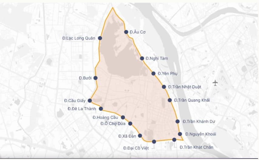 Hà Nội cấm xe máy xăng trong vành đai 1 theo khung giờ từ 1/7/2026