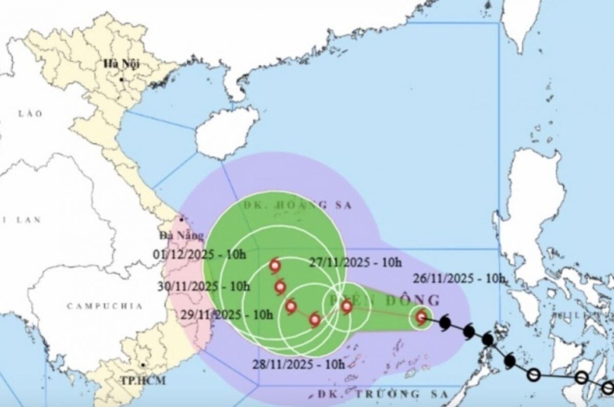 Hai kịch bản tác động của bão Koto đến Nam Trung Bộ
