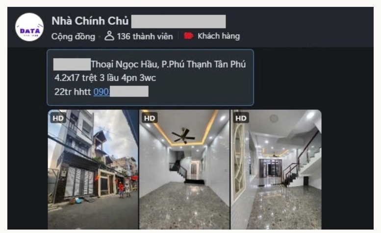 Cú lừa 390 K một tháng để được nhận 'data nhà cho thuê chính chủ'