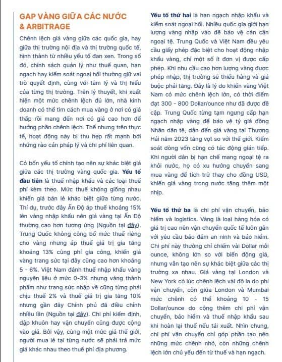 SHS giải mã 4 yếu tố then chốt khiến giá vàng Việt Nam luôn 'kéo xa' so với thế giới
